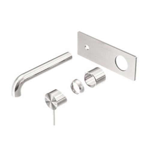 Mecca Wall Basin/Bath Mixer - Nero 260mm Trim Kit Brushed Nickel