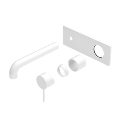 Mecca Wall Basin/Bath Mixer - Nero 260mm Trim Kit Matte White