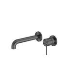 Mecca Wall Basin/Bath Mixer Separate Back Plate - Nero 260mm Gun Metal
