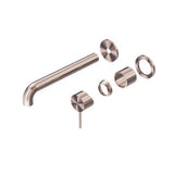 Mecca Wall Basin/Bath Mixer Separate Back Plate 260mm Trim Kit Brushed Bronze