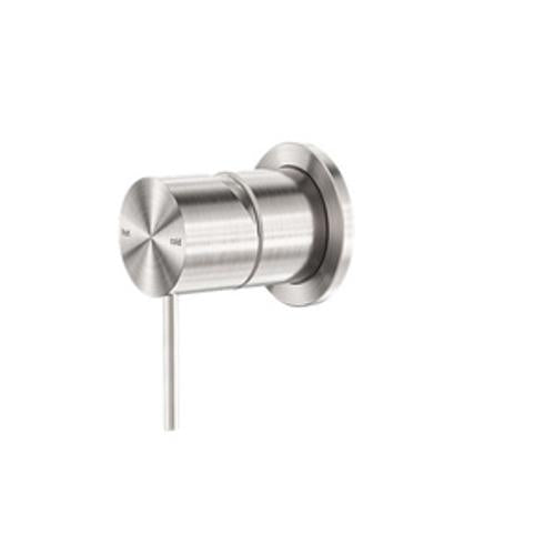 Mecca Shower Mixer 60mm Plate Brushed Nickel - Nero