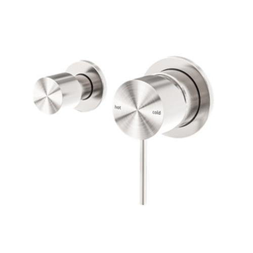 Mecca Shower Mixer With Horizontal 2 Way Diverter Brushed Nickel - Nero