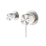 Mecca Shower Mixer With Horizontal 2 Way Diverter Brushed Nickel - Nero