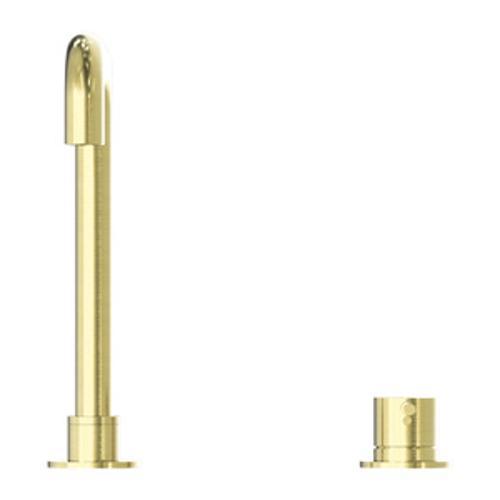 Mecca Basin Mixer Square Brushed Gold - Nero