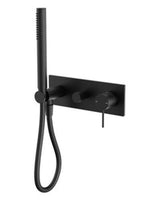 Mecca Shower System With Diverter Matte Black - Nero