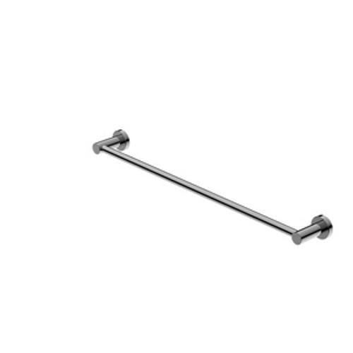 Mecca Single Towel Rail - Nero 600mm Chrome
