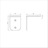 Mecca Soap Bottle Holder Chrome - Nero