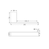 Celia Toilet Roll Holder Chrome - Nero
