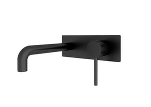 Dolce Wall Basin Mixer Matte Black - Nero