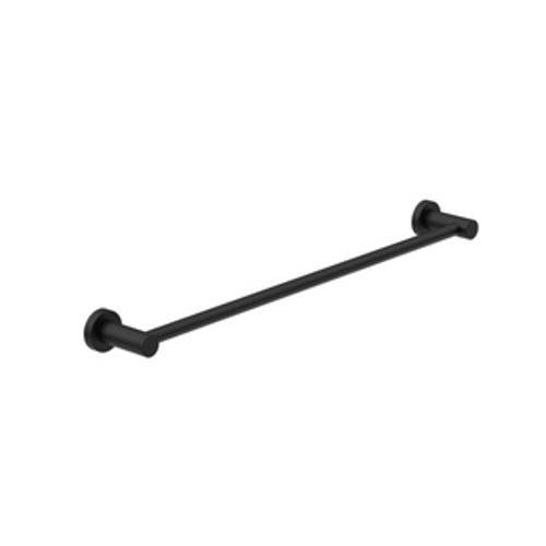 Classic Single Towel Rail - Nero 600mm Matte Black