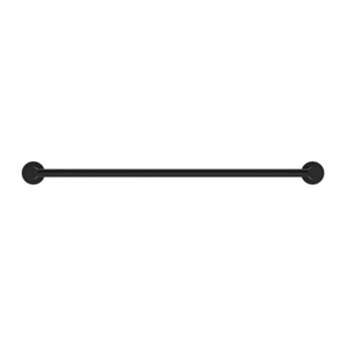 Classic Single Towel Rail - Nero 600mm Matte Black