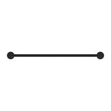Classic Single Towel Rail - Nero 600mm Matte Black