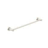 Classic Single Towel Rail - Nero 800mm Brushed Nickel