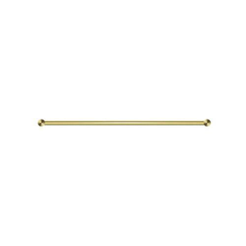 Mecca New Double Towel Rail - Nero 600mm Brushed Gold