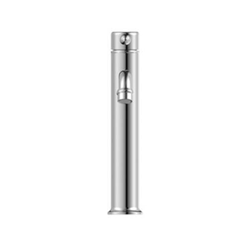 York Tall Basin Mixer Chrome With Metal Lever - Nero
