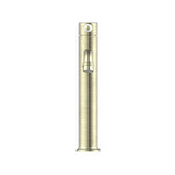York Tall Basin Mixer Aged Brass With White Porcelain Lever - Nero