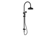 York Twin Shower With Metal Hand Shower Matte Black - Nero