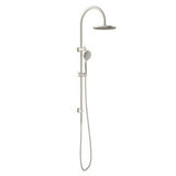 Opal Twin Shower With Air Shower Brushed Nickel - Nero