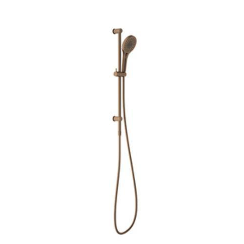Opal Shower Rail Brushed Bronze - Nero