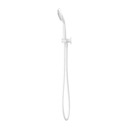 Mecca Shower On Bracket With Air Shower Matte White - Nero