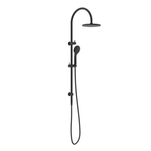 Mecca Twin Shower With Air Shower Matte Black - Nero