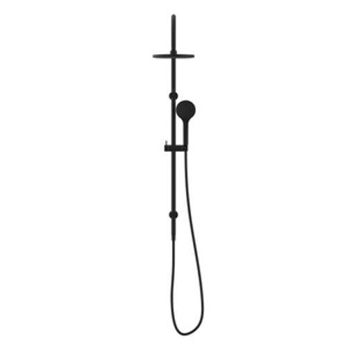 Mecca Twin Shower With Air Shower Matte Black - Nero