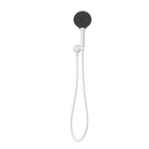 Mecca Shower On Bracket With Air Shower II Matte White - Nero