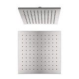 250mm Square Shower Head Brushed Nickel - Nero
