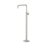 Mecca Freestanding Bath Mixer Square Shape Brushed Nickel - Nero
