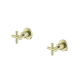 X Plus Wall Top Assembly Brushed Gold - Nero