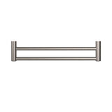 Mecca Care 25mm Double Towel Grab Rail 600mm Brushed Nickel - Nero