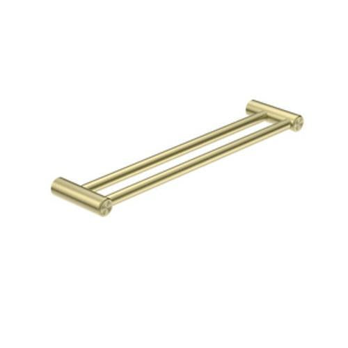 Mecca Care 25mm Double Towel Grab Rail 600mm Brushed Gold - Nero