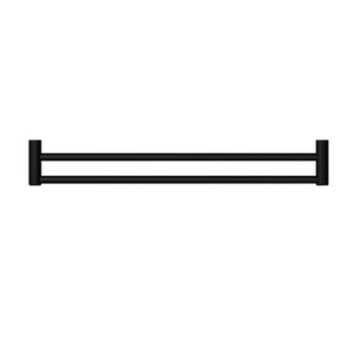 Mecca Care 25mm Double Towel Grab Rail 900mm Matte Black - Nero