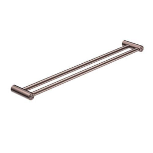 Mecca Care 25mm Double Towel Grab Rail 900mm Brushed Bronze - Nero