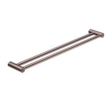 Mecca Care 25mm Double Towel Grab Rail 900mm Brushed Bronze - Nero