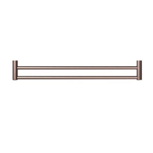 Mecca Care 25mm Double Towel Grab Rail 900mm Brushed Bronze - Nero