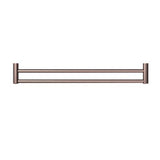 Mecca Care 25mm Double Towel Grab Rail 900mm Brushed Bronze - Nero