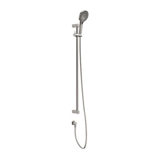 Mecca Care 25mm Grab Rail And Adjustable Shower Rail Set 900mm Brushed Nickel