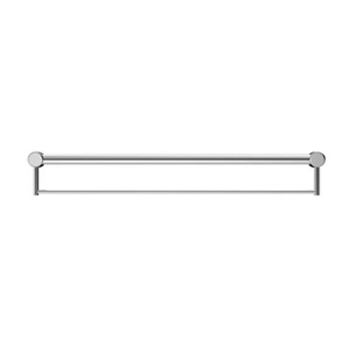Mecca Care 32mm Grab Rail With Towel Holder 900mm Chrome - Nero