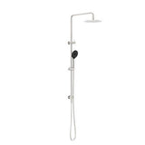 Round Project Twin Shower 4 Star Rating Brushed Nickel - Nero
