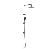 Round Project Twin Shower 4 Star Rating Gun Metal - Nero