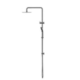 Round Project Twin Shower 4 Star Rating Gun Metal - Nero
