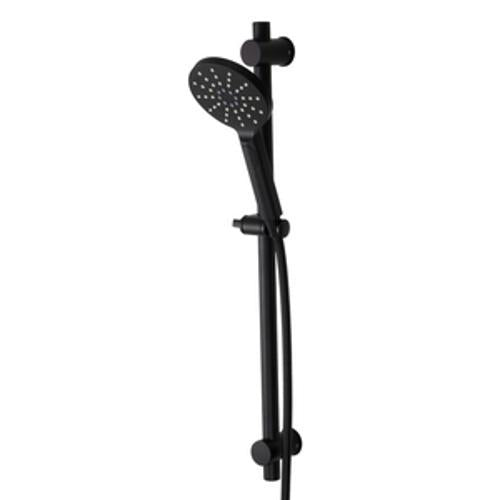 Circo Multispray Handshower Set 120mm Head Mains Pressure Matte Black Wall