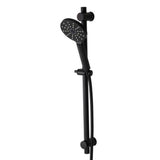 Circo Multispray Handshower Set 120mm Head Mains Pressure Matte Black Wall