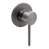 Circo Shower Mixer All Pressures Brushed Gun Metal Wall Mounted - Aquatica