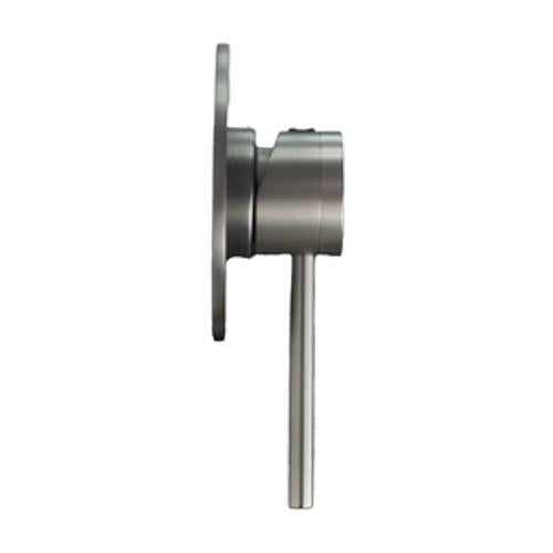 Circo Shower Mixer All Pressures Brushed Gun Metal Wall Mounted - Aquatica