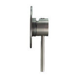 Circo Shower Mixer All Pressures Brushed Gun Metal Wall Mounted - Aquatica