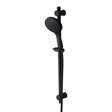 Circo Single Spray Slide Shower Set All Pressures 1.5m Hose Matte Black Wall