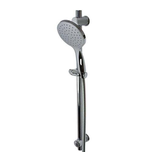 Circo Single Spray Slide Shower Set All Pressures 1.5m Hose Polished Stainless