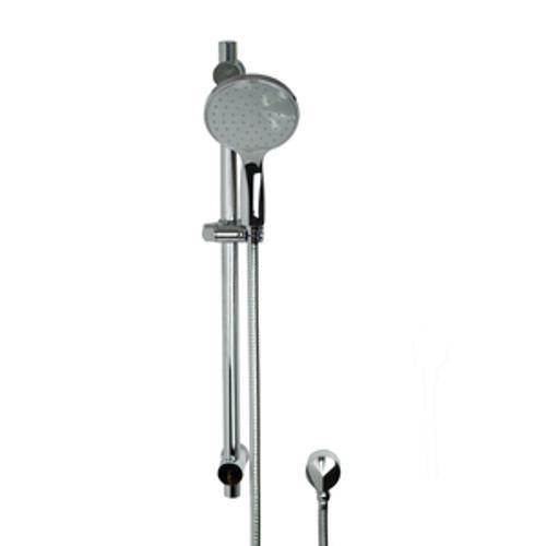 Circo Single Spray Slide Shower Set All Pressures 1.5m Hose Polished Stainless